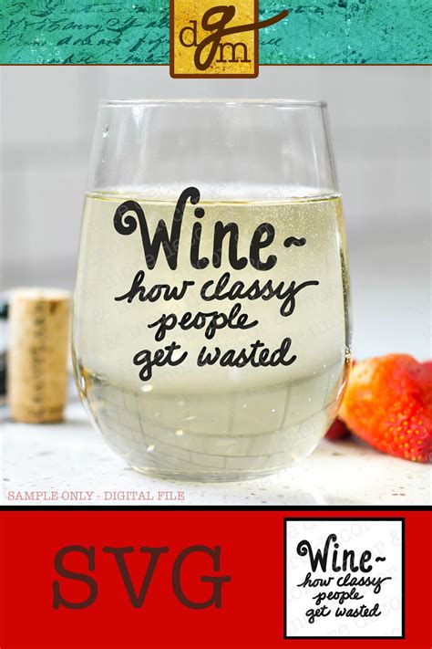 Funny Wine Glass Decal Svg Funny Wine Glass Labels Wine Etsy