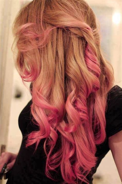 Light brown / mauve pink ombre hair style: Pink and brown ombre hair | Hair | Pinterest