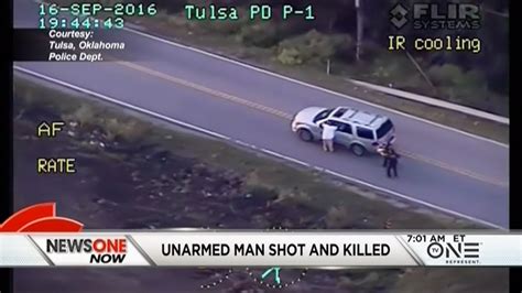 Tulsa Cops Shoot And Kill Unarmed Black Man Whose Hands Were Up After His Car Stalls Youtube