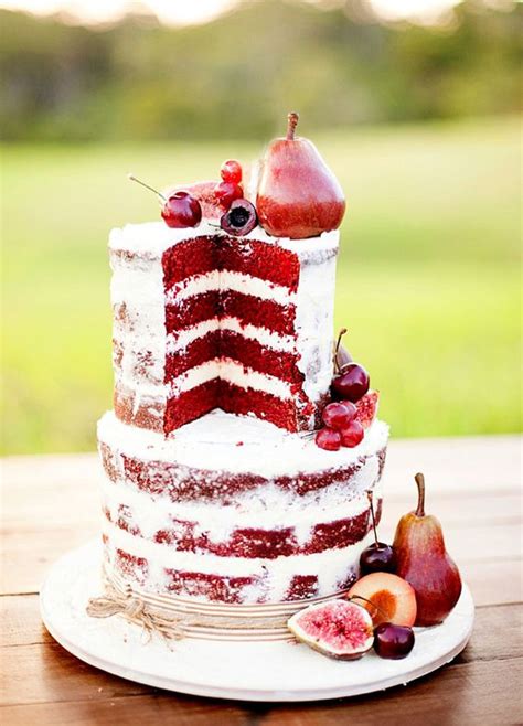 A New Kind Of Bridal Blog Hello May Red Velvet Wedding Cake