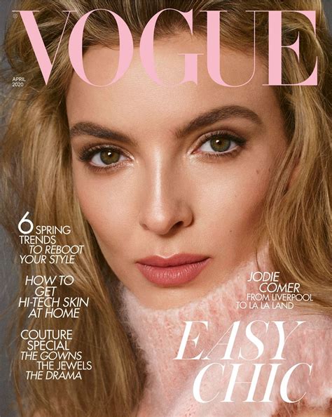 Jodie Comer For Vogue Magazine Uk April 2020 Hawtcelebs