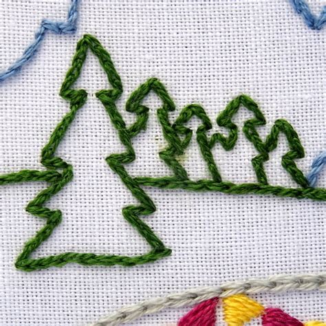 My favorite resource for fun and modern embroidery patterns is sublime stitching. Vintage Trailer Summer Mountains Hand Embroidery Pattern ...