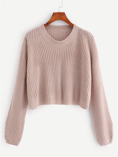 15% off shein promo code for all online orders. Solid Crop Jumper | SHEIN UK