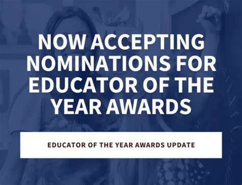 Nominations Due March 1 2023 For Annual Educator Awards Ncesd