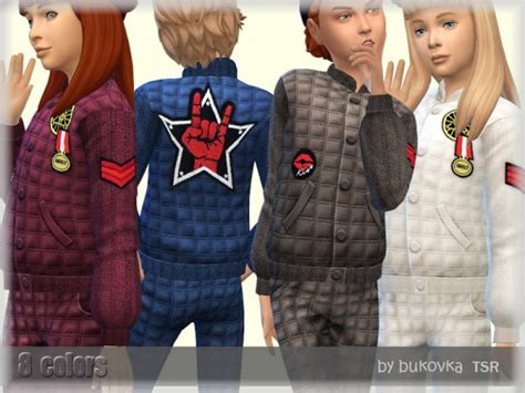 The Sims Resource Quilted Jacket By Bukovka • Sims 4 Downloads