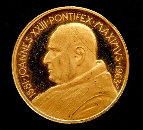 Vatican Juan Xxiii 1963 Commemorative Medal Gold Catawiki
