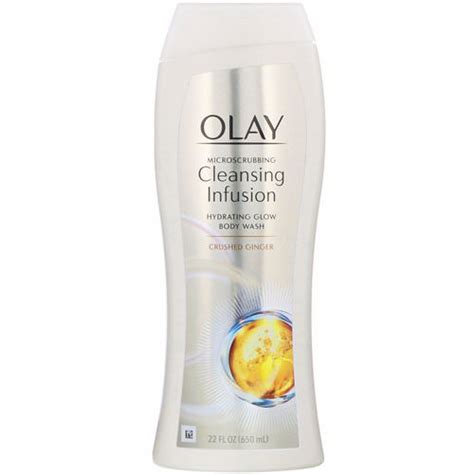 Olay Microscrubbing Cleansing Infusion Body Wash Crushed Ginger 22