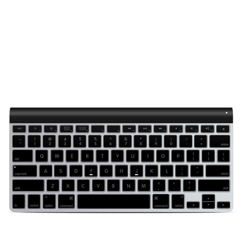 Apple Wireless Keyboard Skin Solid State Black By Solid Colors