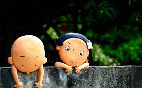 Humor Funny Children Dolls Photography Cute Faces Eyes Bokeh Wall