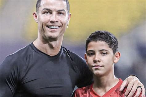 Cristiano Ronaldos Son Is Just Like His Father Hangs In The Air To