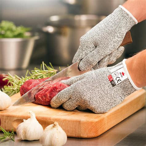 Designed for use in the food processing and handling industries and will fit both hands. NoCry Cut Resistant Gloves - Ambidextrous, Food Grade ...