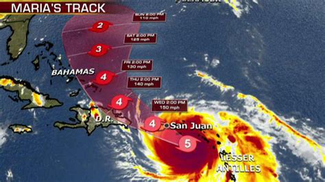 Hurricane Maria Surges Toward Puerto Rico Us Virgin Islands Fox News