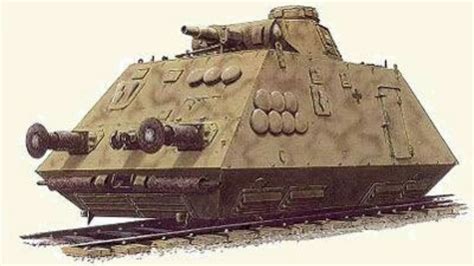 “rail Tank” Armoured Train Cars Of The German Army Youtube