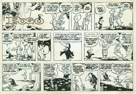 Comic Strips Walt Kellys Pogo Serving The