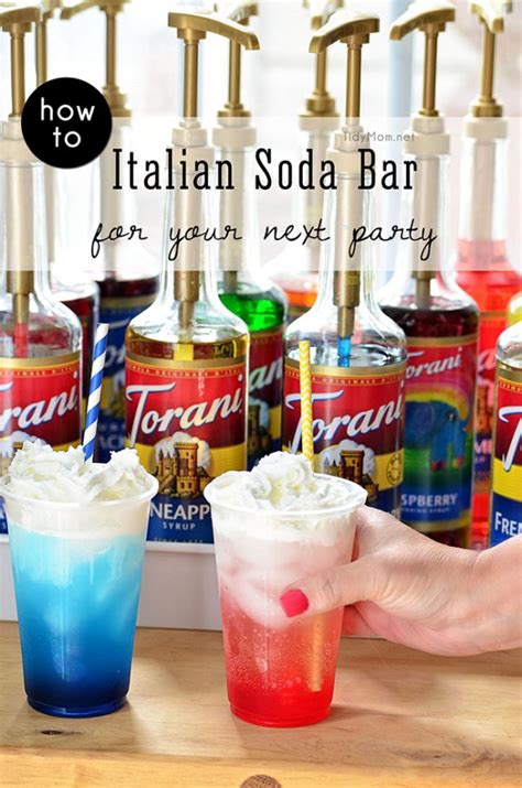 diy italian soda bar for your next party party ideas