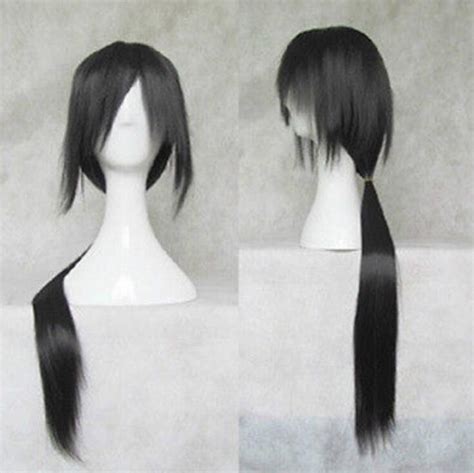 Wig Beautiful New Uchiha Itachi Cosplay Long Straight Black Wig 80cm 16