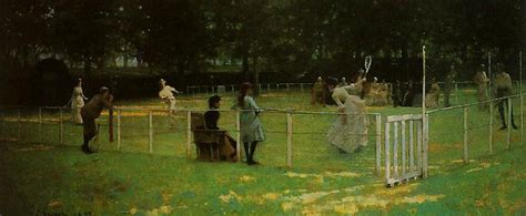 The Tennis Match Painting John Lavery Oil Paintings