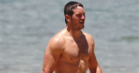 Chris Pratt Sunbathes Shirtless Outdoors Naked Male Celebrities