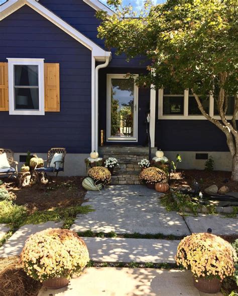Charcoal Blue Review By Laura Rugh Rugh Design House Exterior Blue