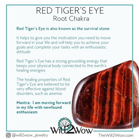Red Tigers Eye Custom Healing Crystal Bracelets Crystal Healing