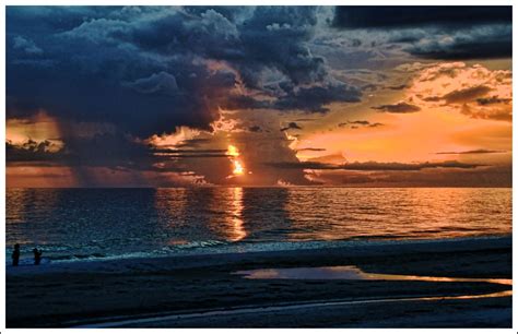 Stormy Sunset By Tebographics Sunset Pictures Nature Pictures