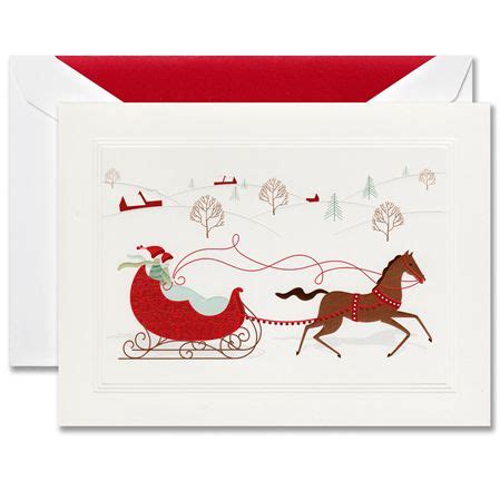 Check spelling or type a new query. Crane Sleigh Ride Boxed Holiday Greeting Cards