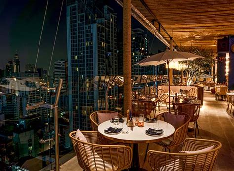 Pastel Rooftop Bar And Mediterranean Dining Rooftop Bar In Bangkok