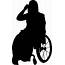 9 Handicap Disabled Wheelchair Silhouette PNG Transparent  OnlyGFXcom