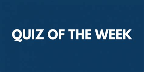 Published weekly by knowledge unlimited, inc. Test your knowledge — Quiz of the week - Moneycontrol.com