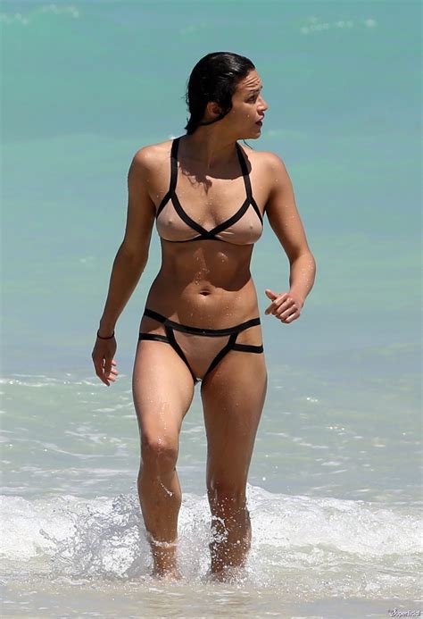 Michelle Rodriguez Sexy Bikini Shoot Celebrity Picture The Best