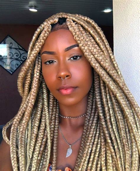 Jumbo Box Braids Styles Nuts And Bolts Styles And Tutorial Curly Craze Box Braids