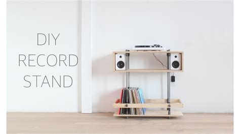 Diy Record Stand Youtube