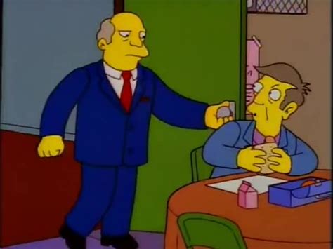 Yarn Skinner Uh Superintendent Chalmers Panting The Simpsons 1989 S08e07 Comedy