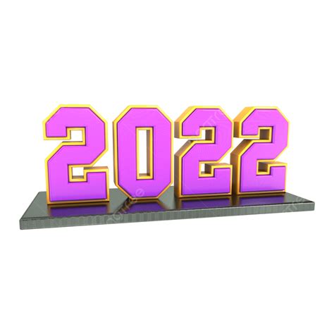 2022 Year 3d Png New Year 2022 3d Text 3d New Year 2022 Png Image