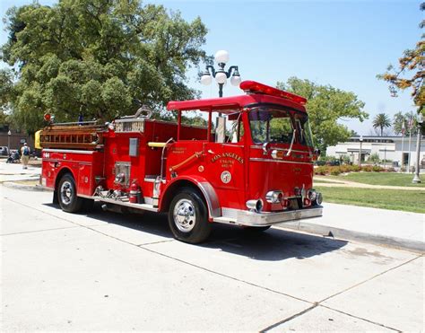 Lafd Vintage Seagrave E69 Fire Trucks Fire Rescue Fire Service