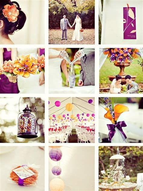 Coral And Purple Wedding Ideas I Love This Color Combination
