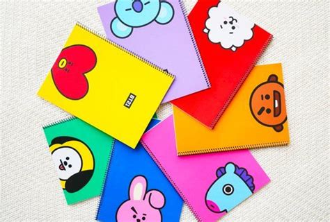 Bt21 Spring Ruled Notebook Large Notebook Writing Journal Etsy 10