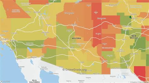 Arizona Violent Crime Rates And Maps