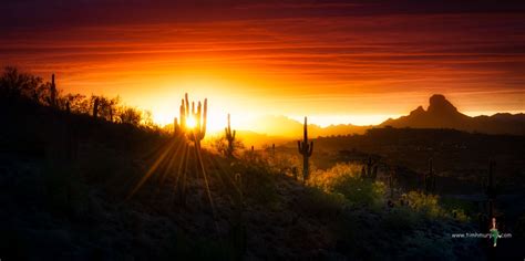 Stunning Desert Sunrise In Scottsdale Arizona Sunrise Tim H Murphy