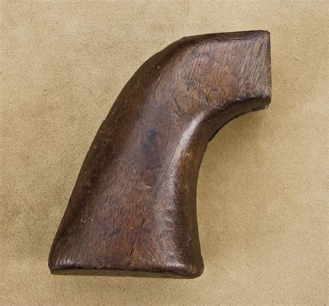 One Piece Wood Grips For A Civilian Colt Saa Revolver In Overall Good