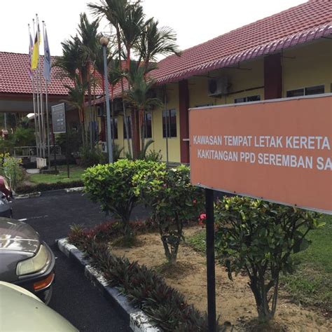 The official website of the department features department's profile; Pejabat Pendidikan Daerah Seremban - Seremban, Negeri Sembilan