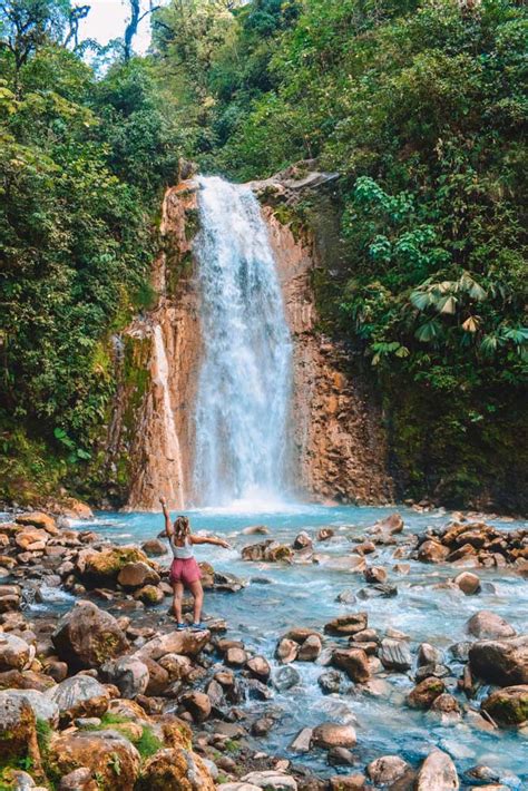 Blue Falls Of Costa Rica Swim In Beautiful Waterfalls