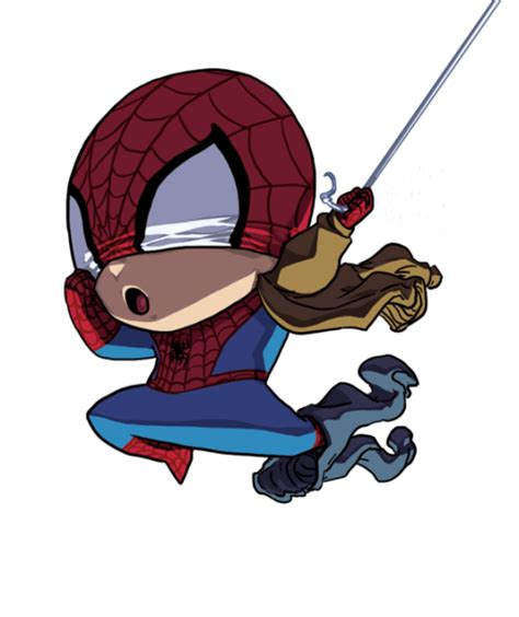 Comicsodissey Spiderman Geek Art Chibi