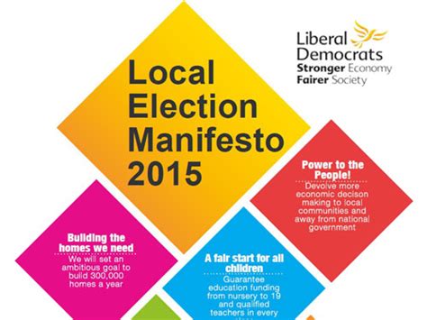 Lib Dems 2015 Local Election Manifesto Launched Aldc Liberal Democrat Councillors And