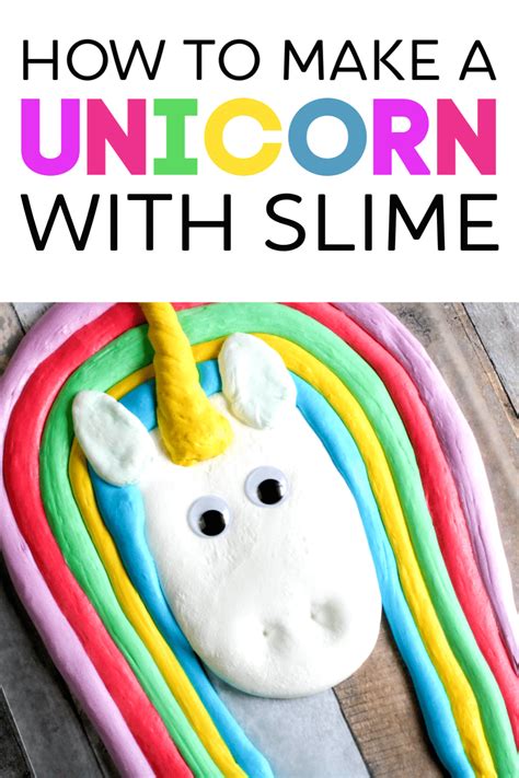 Fluffy Unicorn Slime Recipe Mom Wife Busy Life