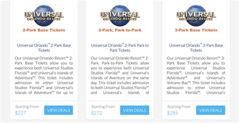 How much does it cost to buy a ticket to Universal Studios Orlando? 2