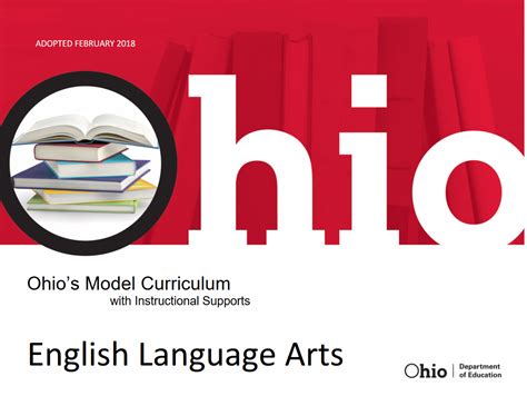 Ohio Department Of Education Englishlanguage Arts Model Curriculum