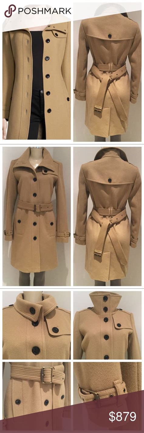 Burberry Rushfield Trench Coat Camel Rushfield Single Breasted Trench