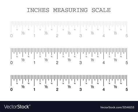 Rulers Inch And Metric Scale For A Ruler In Inches And Centimeters And