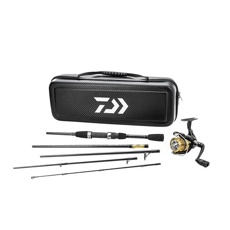 Daiwa Carbon Case Travel Pre Mounted Freshwater Spinning Combo Bobby